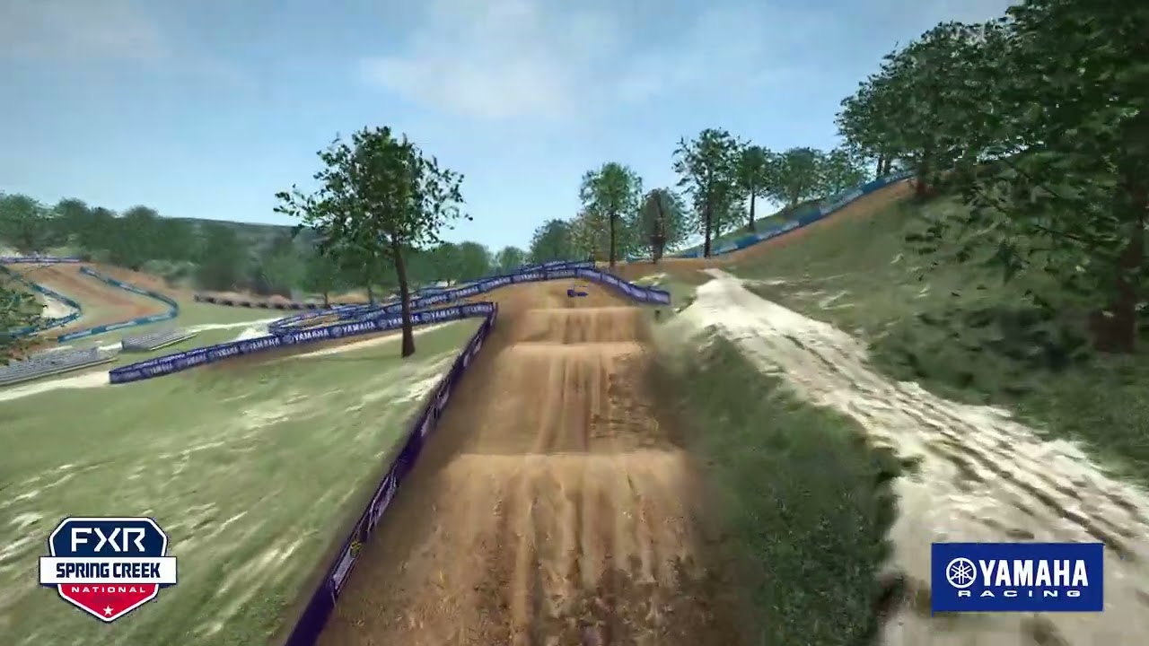 Yamaha Animated Track Map Glendale 2024 SuperMotocross