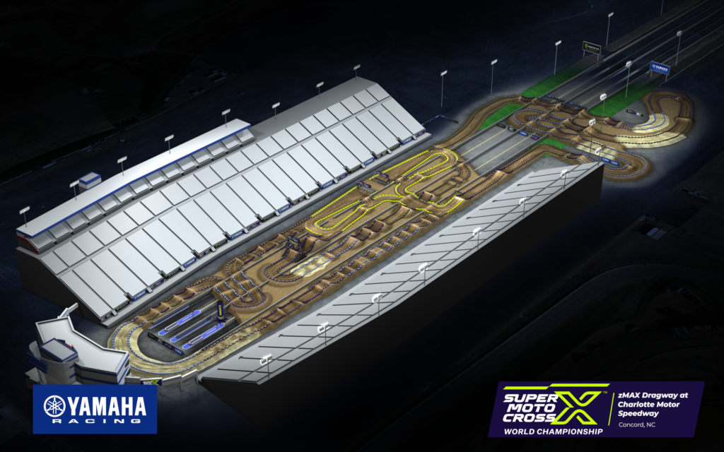 zMAX Dragway track map