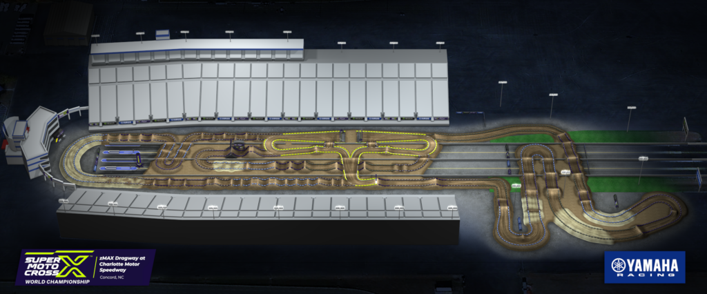 zMAX Dragway track map