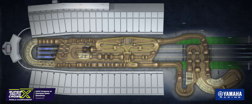 zMAX Dragway track map